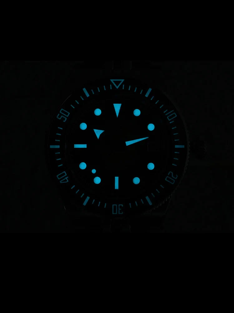 San Martin Diver SN0148G 40mm  Miyota 9015 Automatic Enamel Sunburst Dial 20bar  Ar Sapphire BGW9 Lume