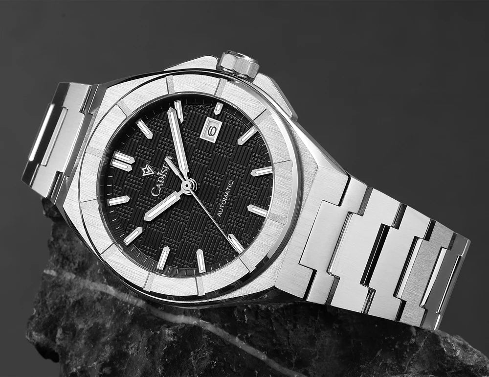 CADISEN Dress Watch C8242 40MM AR Sapphire Seiko NH35 Movt Royal Oak Mod