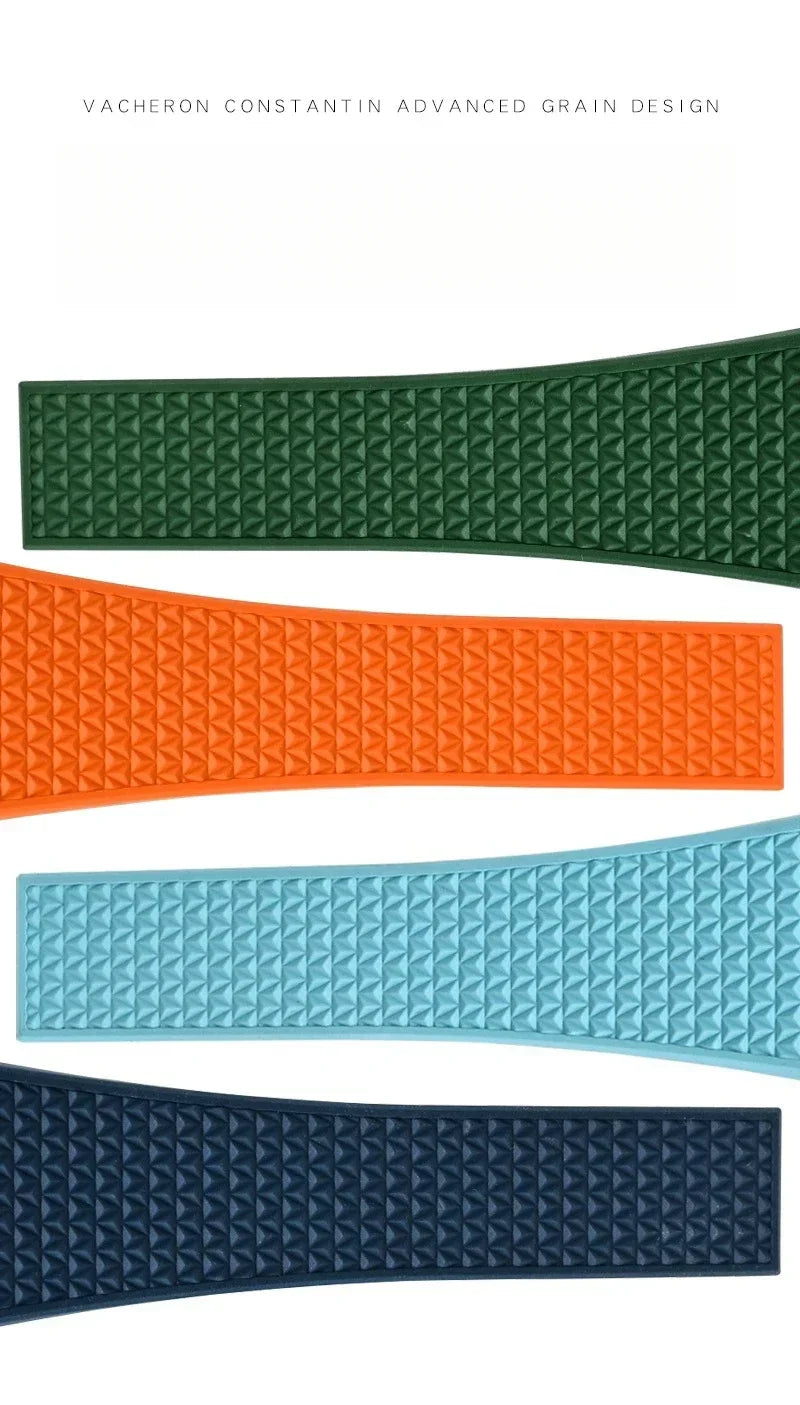 PRX watch band Quick Release  11mm 12mm T137.407/T137.410 Super Player Fluoro rubber FKM Watch Strap Bracelet