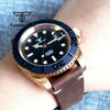 Tandorio TD232B Solid CUSN8 Bronze Watch NH35A PT500040mm Sapphire Submariner Yachtmaster