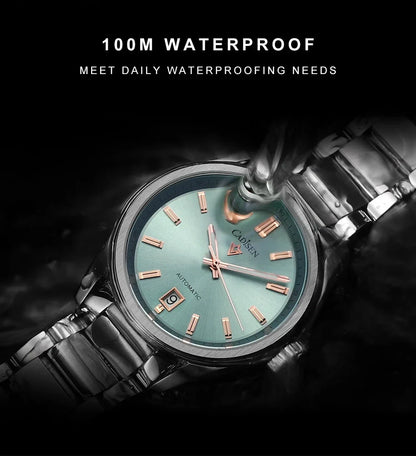 CADISEN C8227 Dress Watch Luminous NH35 AR Sapphire 10Bar 40MM