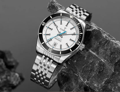 CADISEN C8237 Dive Watch BB58 Japan NH35A Ceramic Bezel 10Bar AR sapphire 40MM