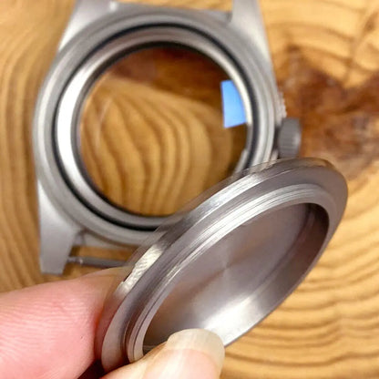 New 41mm 62mas Titanium Watch Case AR Sapphire Glass Fit NH35 NH36 ETA2824 PT5000 Automatic Movement Watch Parts For Japan