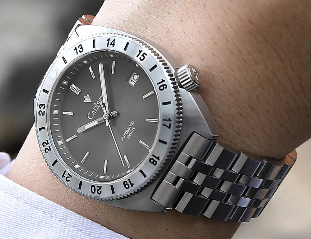CADISEN C8230 Dive Watch Miyota 8215 Luminous Stainless steel AR Coating Sapphire 39MM 10Bar