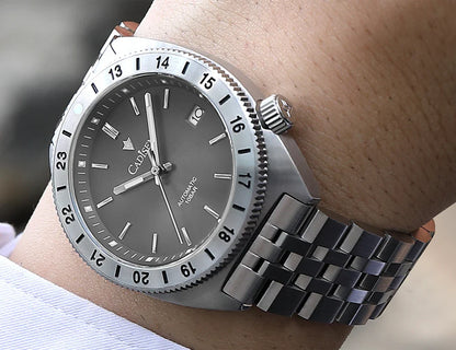 CADISEN C8230 Dive Watch Miyota 8215 Luminous Stainless steel AR Coating Sapphire 39MM 10Bar