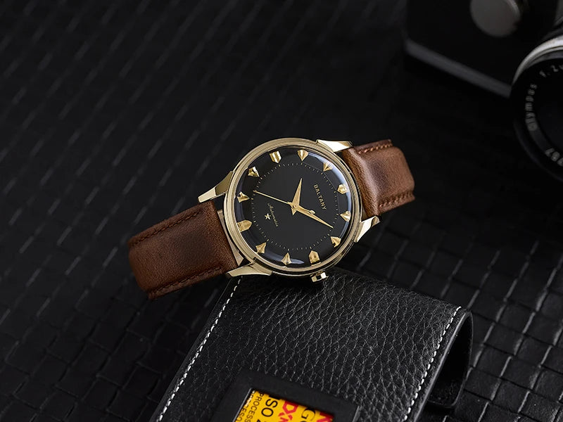 Baltany Dress Watches Man S4090 Dome Sapphire Crystal 9039 Automation Stainless Steel Classic Pie-Pan Dial Mechanical Watch