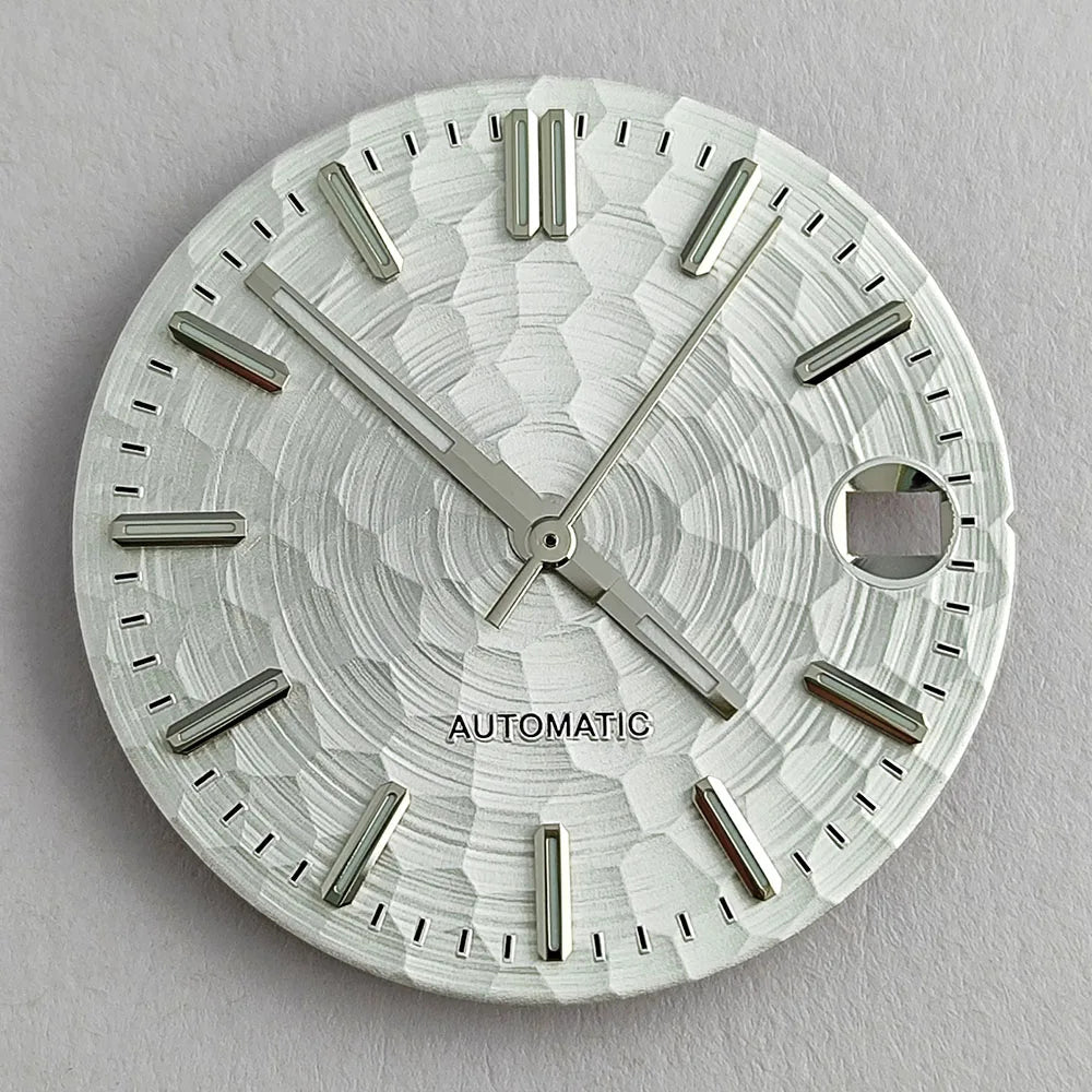 New 28.5mm NH35/NH36 dial watch dial S dial green luminous suitable for NH35/NH36 movements watch accessories repair to