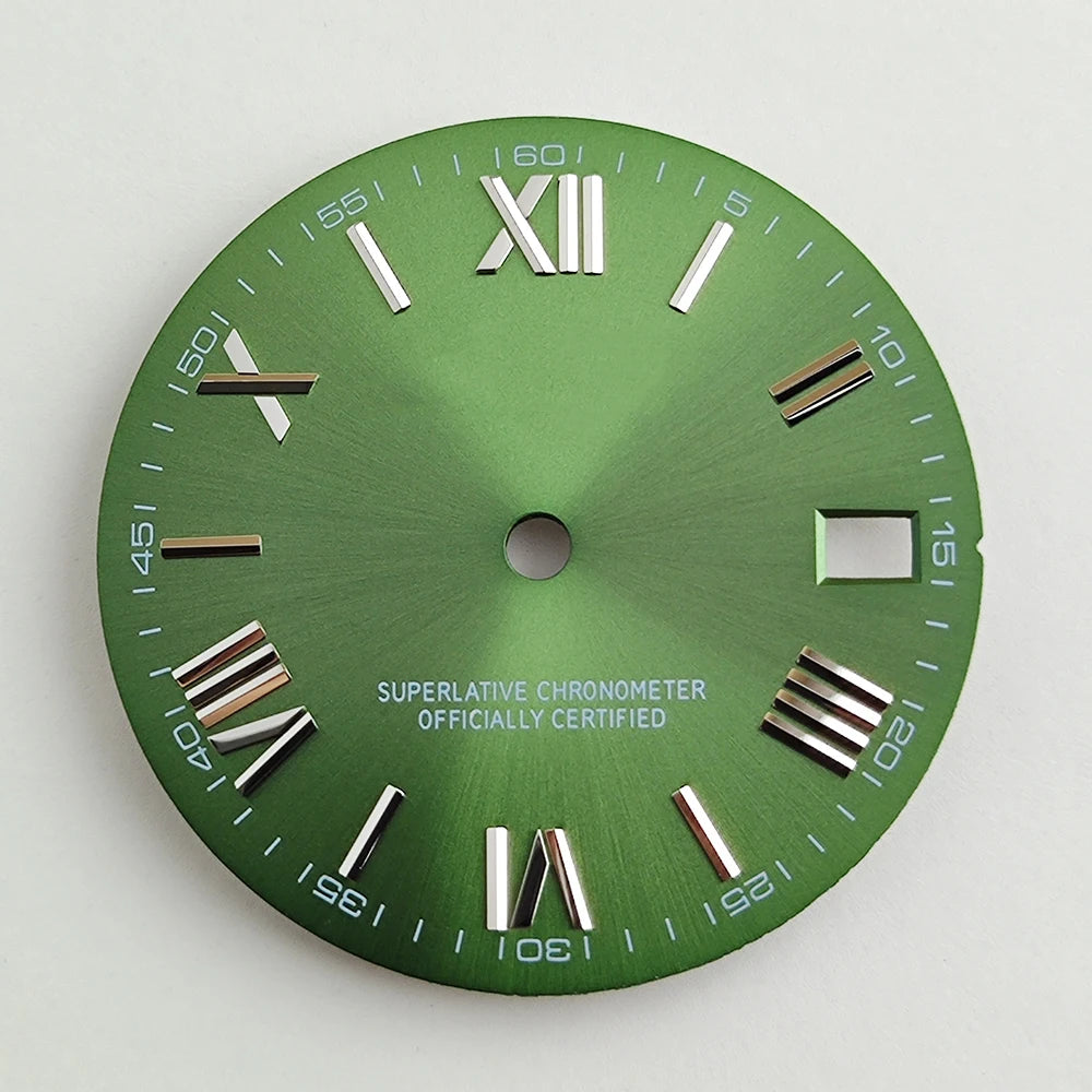 28.5mm NH35 dial Roman dial S Dial Modified Dial for NH35/NH36 Automatic Movement Watch accessories
