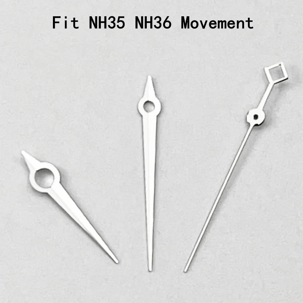 Watch Hands Fit NH35 NH36 ETA 2824 2836 PT5000 Miyota 8215 8205 821A DG2813 3804 Automatic Movement Watches Accessories