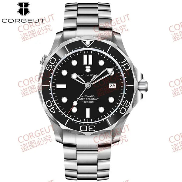 CORGEUT 2023 Seamaster 40mm NH35 Automatic 5bar Sapphire Diver Ceramic Bezel