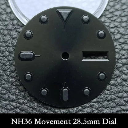NH35 Case 42mm High-quality Yacht Master Steel Black Case NH35 NH36 Movement Case Watch Accessories Sapphire Glass 22mm Band