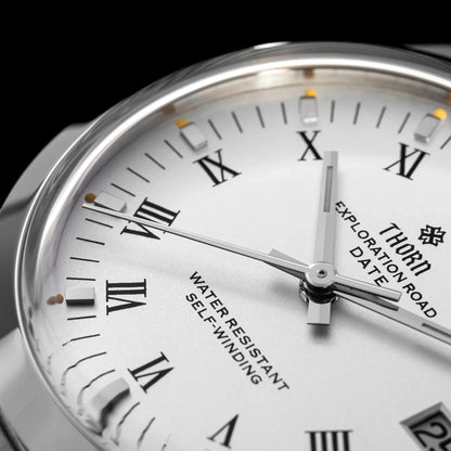 THORN T004 Dress Watcg PT5000 Automatic Domed Sapphire Luminous 10Bar 34MM