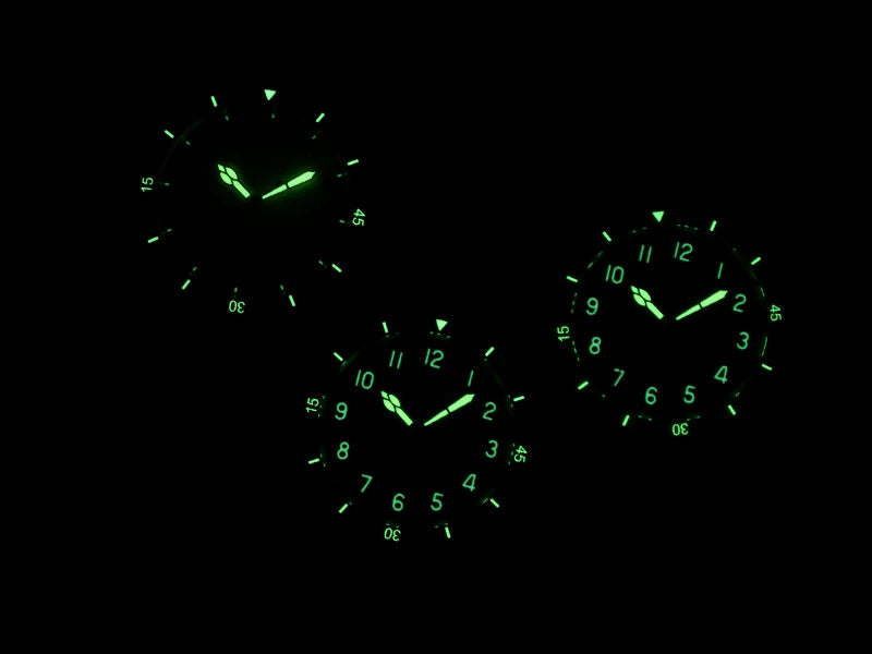 Baltany 38MM Military Watch Men  S2076 NH38 Automation Stainless Steels 100m Waterproof Vintage Khaki Aviation Homage Watch