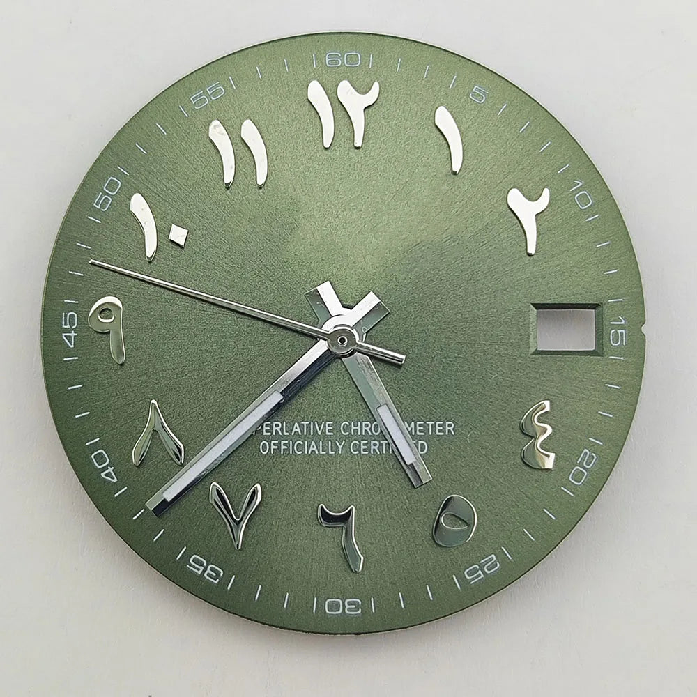 28.5mm watch dial Arabic NH35 dial S dial suitable for NH35 NH36 movement watch accessories repair tool