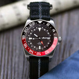 Titanium GMT Watch Tandorio TD015T 42mm  Frog NH34 GMT Automatic Watch Luminous Sapphire 20Bar