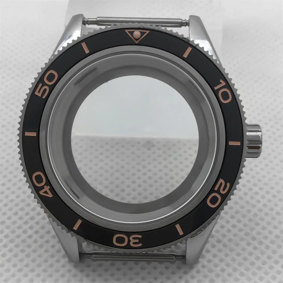 Fifty Fathom Case 41.5mm stainless steel case ceramic bezel sapphire glass with NH35 36 NH34 ETA2824 PT5000 movement watch replacementparts