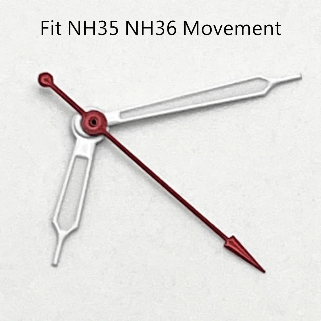 NH35 Hands Silver/Blue Watch Hands Fit NH35 NH36 PT5000 ETA2836 2824 DG2813 3804 Miyota8215 8205 821A Movement Watch Accessories