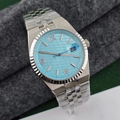 PRX Watch Fluted Case TD305F 40mm NH35 Automatic watch land type Sapphire Honeycomb dial 5bar