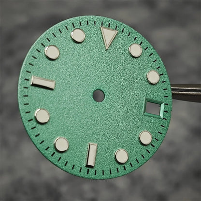 28.5MM Watch Dial NH35 Dial Frosted Texture Watch Faces Men's Watch Accessories for NH35/NH36/4R/7S Mechanical Movement