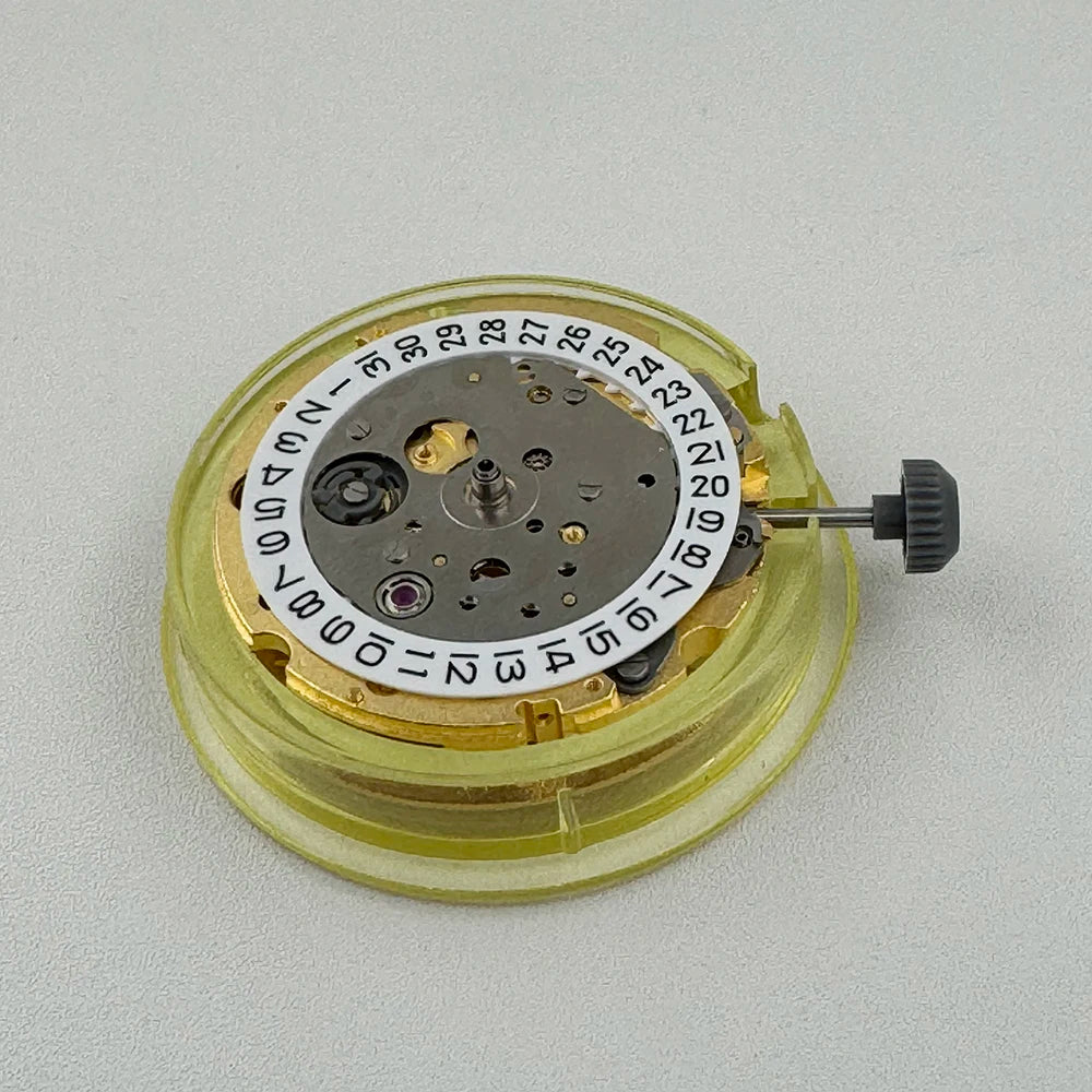 Japan Original Gold 8215 Automatic Mechanical Movement Modification Watch Mechanism 21 Jewels Miyota 8215 Golden Version 3H Date