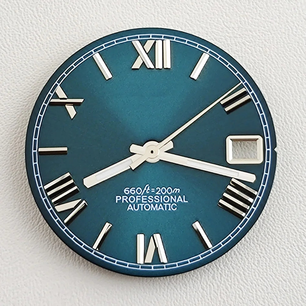 28.5mm NH35 dial Roman dial S Dial Modified Dial for NH35/NH36 Automatic Movement Watch accessories