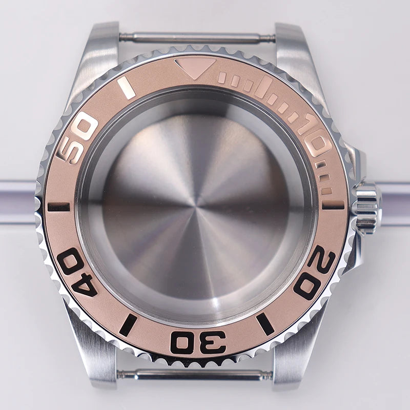 200M Diving Watch Case 40mm For Yacht-Master Seiko NH35 NH36 NH38/34 Miyota 8215 ETA2824 Movement Sapphire Glass 120clicks Bezel
