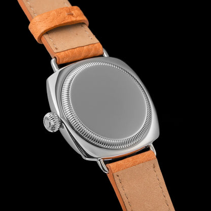 THORN T017 Square pillow-shaped 36mm Pilot couple wristwatch VD78 quartz Double Domed Sapphire 10Bar