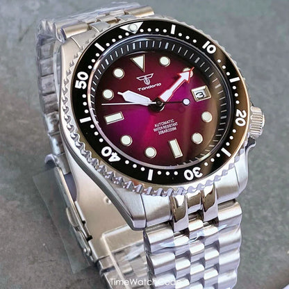 Tandorio SKX MOD TD202P 20BAR Diver Watch NH35 Movt Sapphire 41MM
