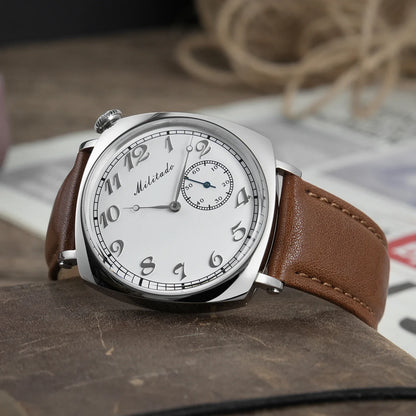 Militado ML11 Square Watch ST1701K Automatic Sapphire 10Bar 36mm Vintage reloj hombre