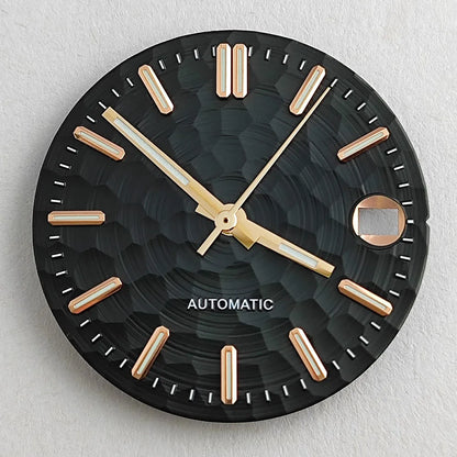 New 28.5mm NH35/NH36 dial watch dial S dial green luminous suitable for NH35/NH36 movements watch accessories repair to