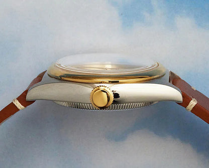 Baltany 36mm Dress Watches S4042 Customizable AR Sapphire Crystal 10Bar  Moon phase Wristwatches Swiss Lume