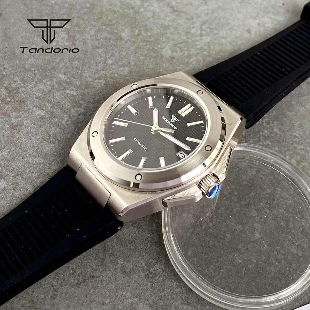 Tandorio Engineer Watch TD331B Seiko NH35 Sapphire Dress 40MM