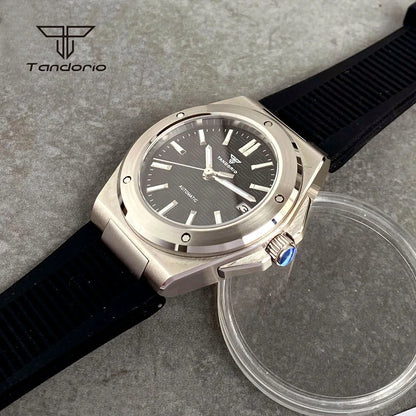 Tandorio Engineer Watch TD331B Seiko NH35 Sapphire Dress 40MM