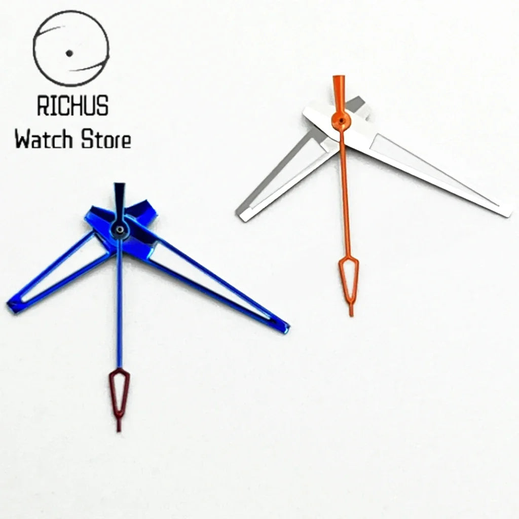 ETA Hands Silver/Blue Watch Hands Fit NH35 NH36 PT5000 ETA2836 2824 DG2813 3804 Miyota8215 8205 821A Movement Watch Accessories