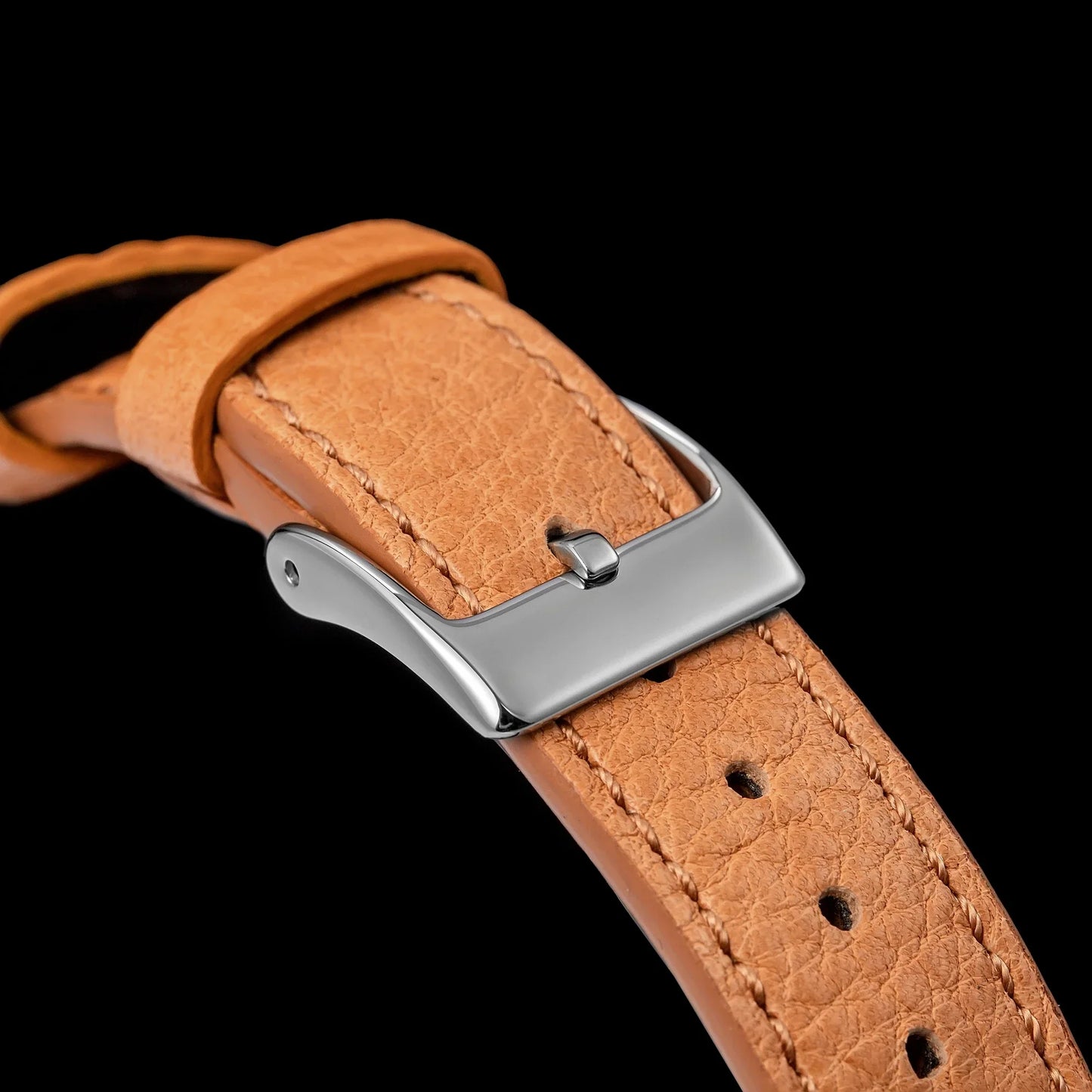 THORN T017 Square pillow-shaped 36mm Pilot couple wristwatch VD78 quartz Double Domed Sapphire 10Bar