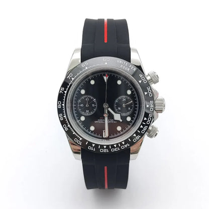 Sterile Chronograph Watch Customizable VK64 Quartz 40mm Panda Sapphire 39MM 5BAR