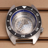 41mm Modified Turtle Watch Case Sapphire For Abalone/tuna mouth 6105 Captain Willard TMI NH35 NH36 NH38 4R Movement Stainless Steel Watch Accessories