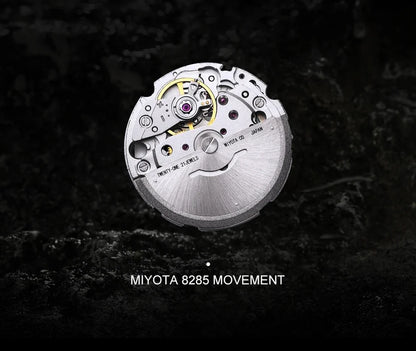 CADISEN C8215 DD40 Watches Day-Date AR Sapphir 10Bar MIYOTA 8285 Movt 40MM