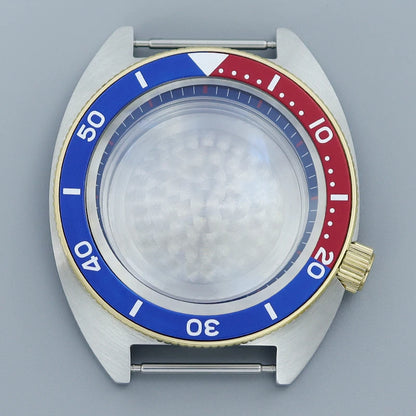 41mm NH35 Watch Case Stainless Steel Accessories For NH35 NH34 Mod Abalone NH36 NH70 Movement 28.5mm Dial Sapphire Crystal Glass