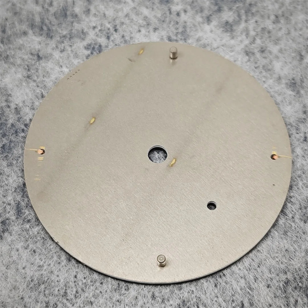 36mm Watch Dial Green Luminous Watch Face Insert Parts Accessories for ETA6497/ Seagull ST36 Movement Watch Repair Parts