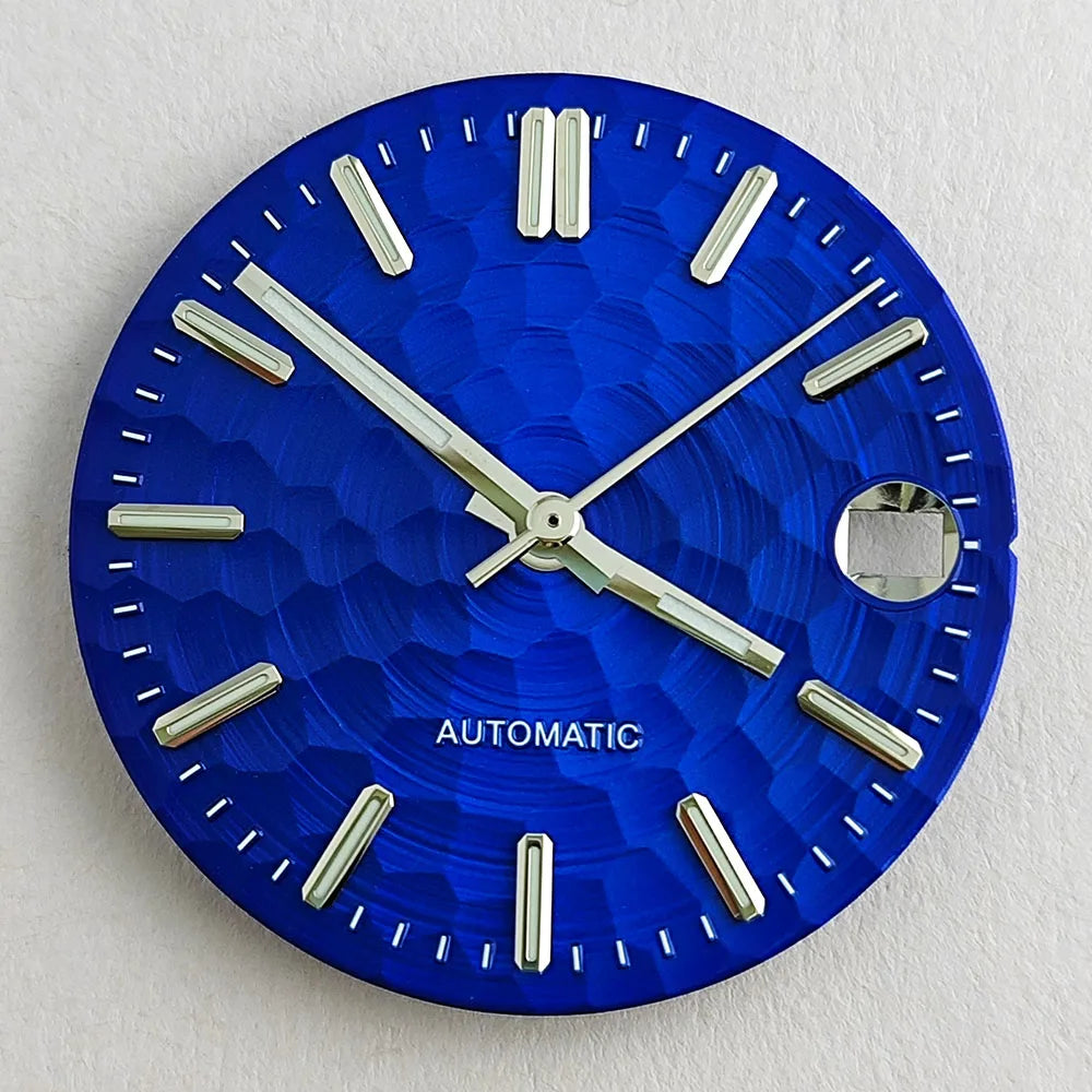 New 28.5mm NH35/NH36 dial watch dial S dial green luminous suitable for NH35/NH36 movements watch accessories repair to