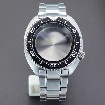 45mm Men's Watch nh35 Cases For NH35 NH36 Modified Abalone NH34 nh38 nh70 4R36 Movement 28.5mm Dial Sapphire Crystal Waterproof