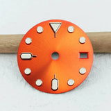 28.5mm NH35 Dial Green Luminous Dial GMT Dial Support Customized Logo Suitable for NH34/NH35/NH36 Movement