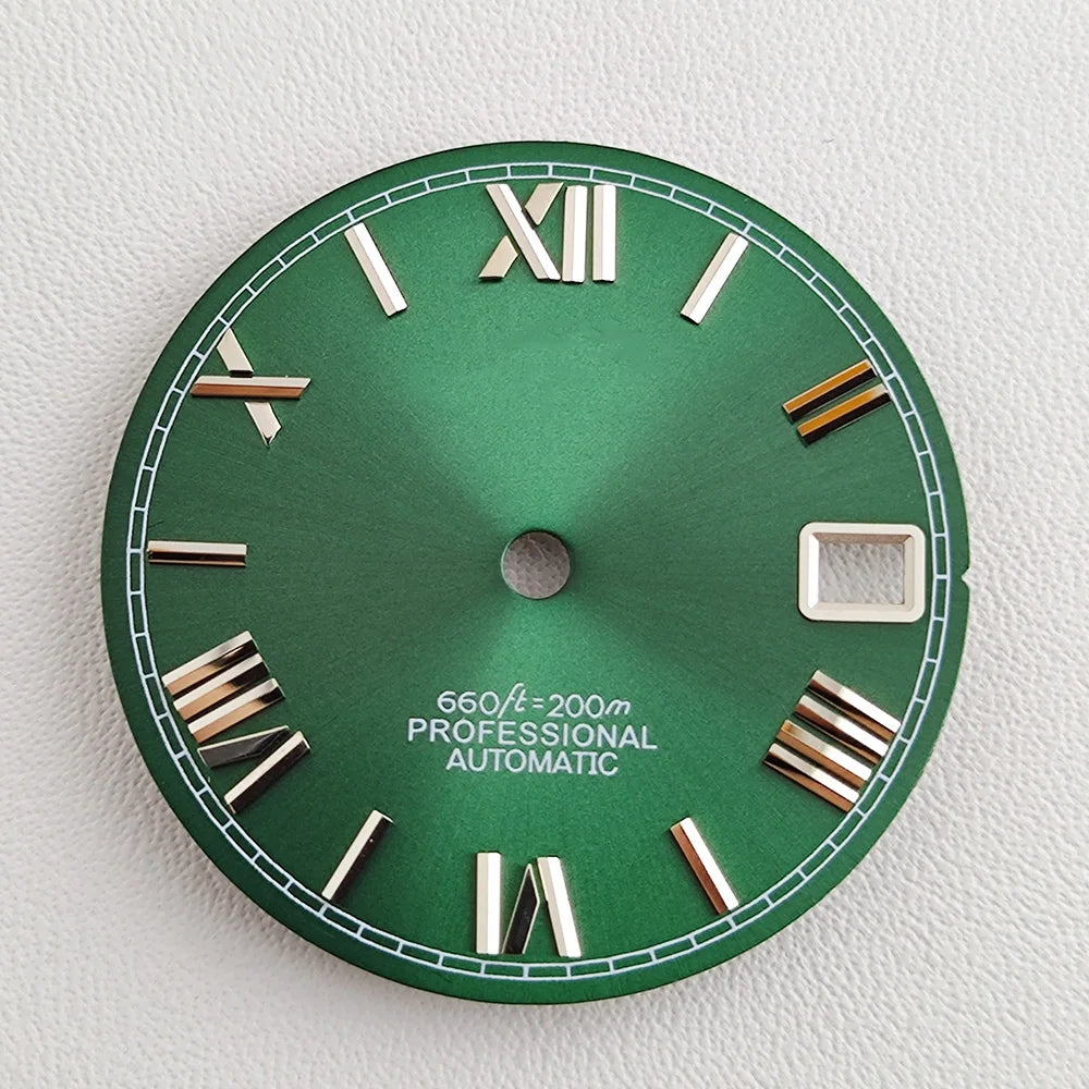 28.5mm NH35 dial Roman dial S Dial Modified Dial for NH35/NH36 Automatic Movement Watch accessories