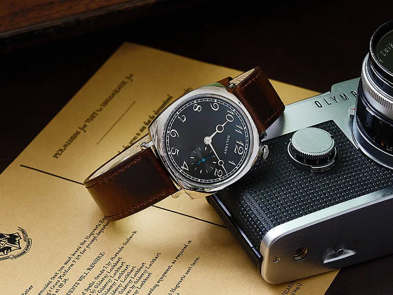 Baltany Quartz 1921 Watches Man S4072 Affordable Reminiscent Wristwatches Sapphire Crystal Sapphire Crystal Square Dress Watch