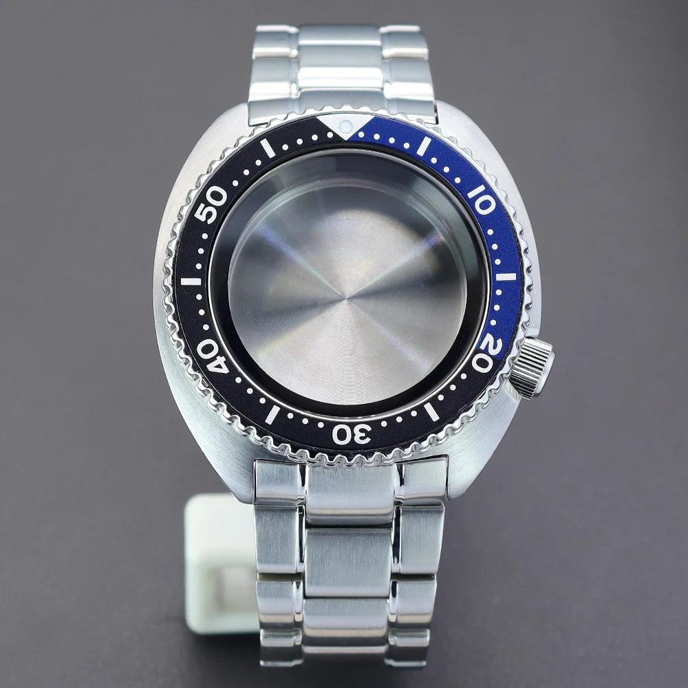 45mm Men's Watch nh35 Cases For NH35 NH36 Modified Abalone NH34 nh38 nh70 4R36 Movement 28.5mm Dial Sapphire Crystal Waterproof