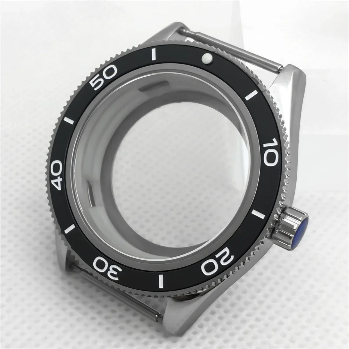 Fifty Fathom Case 41.5mm stainless steel case ceramic bezel sapphire glass with NH35 36 NH34 ETA2824 PT5000 movement watch replacementparts