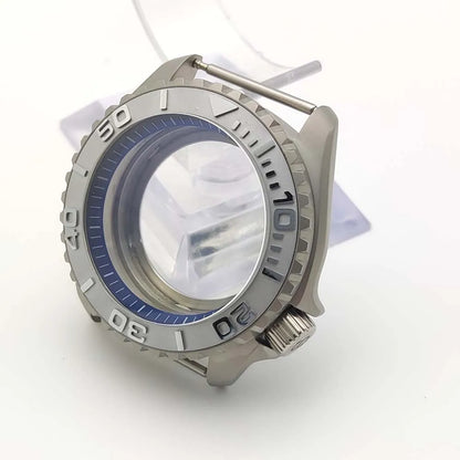 Yacht Master Case 42MM for NH35 NH36 Movement Sapphire crystal stainless steel case Watch Accessories SKX007