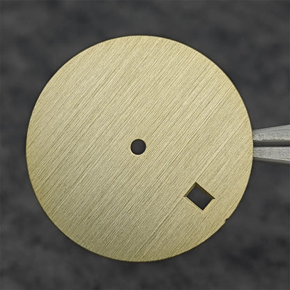 30.5mm Watch Dial DIY Vertical Texture Surface with Date Faces for PP Case Watch Accessories for NH35A / 4R35 Movement