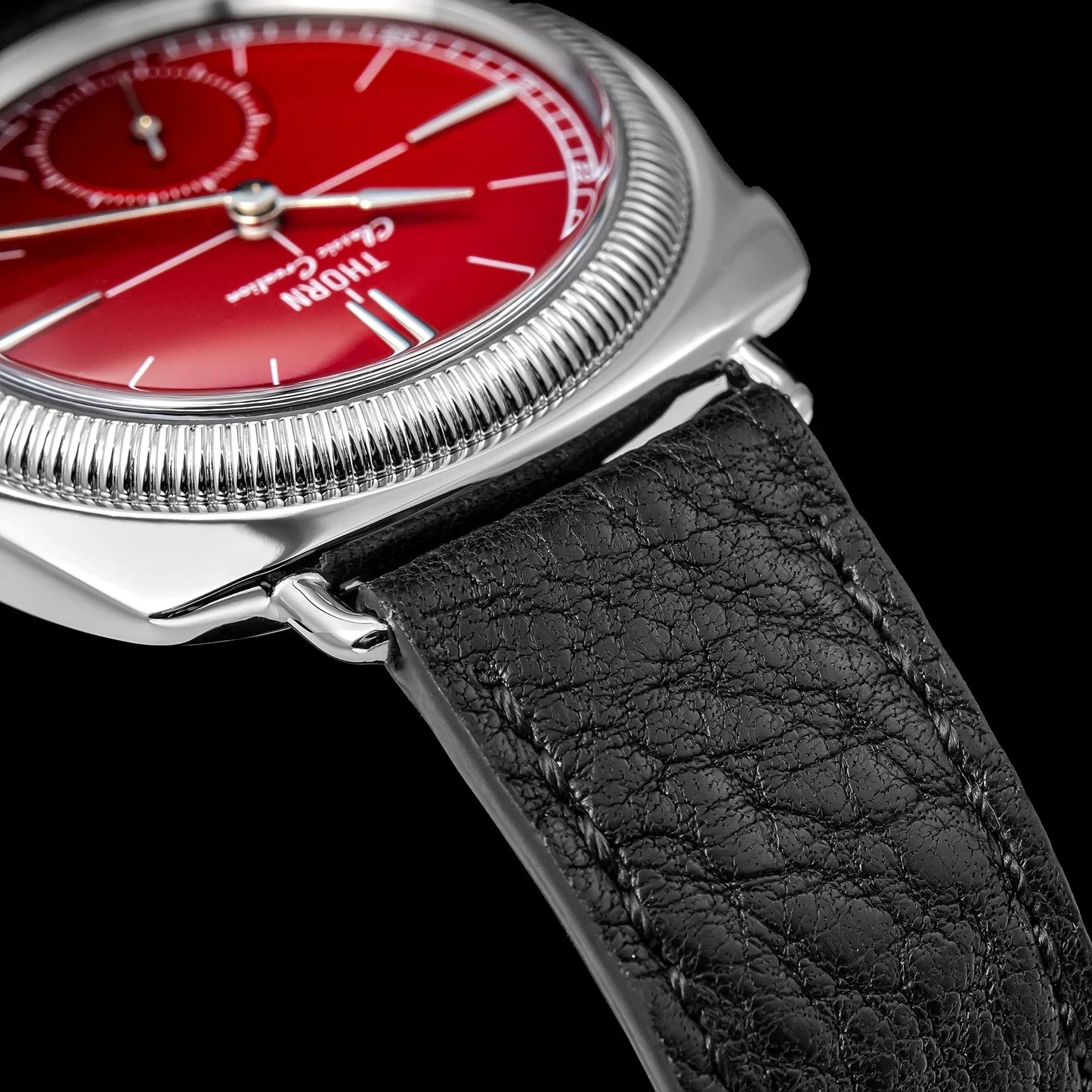 THORN T017 Square pillow-shaped 36mm Pilot couple wristwatch VD78 quartz Double Domed Sapphire 10Bar